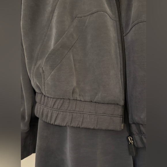 Lululemon Brushed Softstreme Funnel-Neck Zip Up Jacket and High Rise Pant Set - Picture 8 of 13